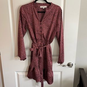 Loft Animal Print Dress